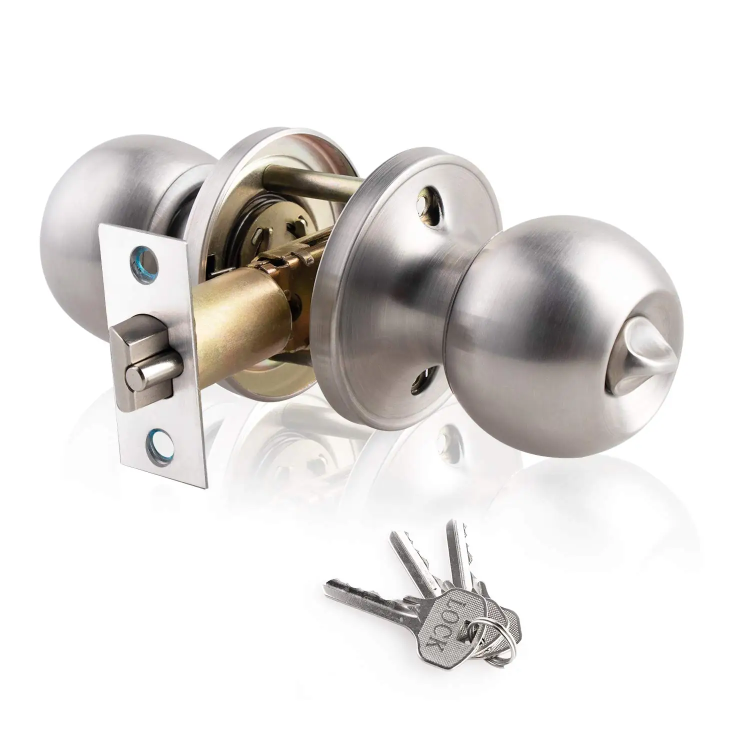 Cabinet Knob Round - Poignée de porte à clé avec