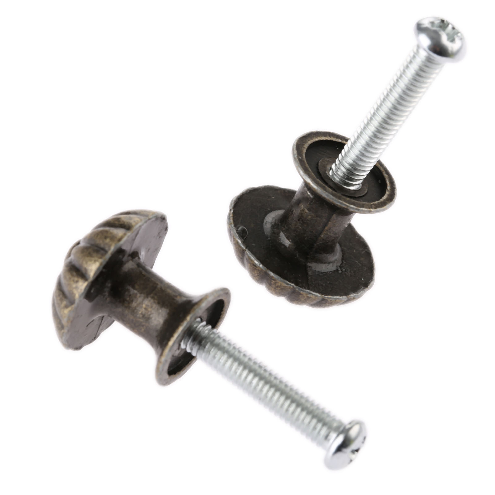 Cabinet Knob Round - 2 poignées de meuble rondes vintage