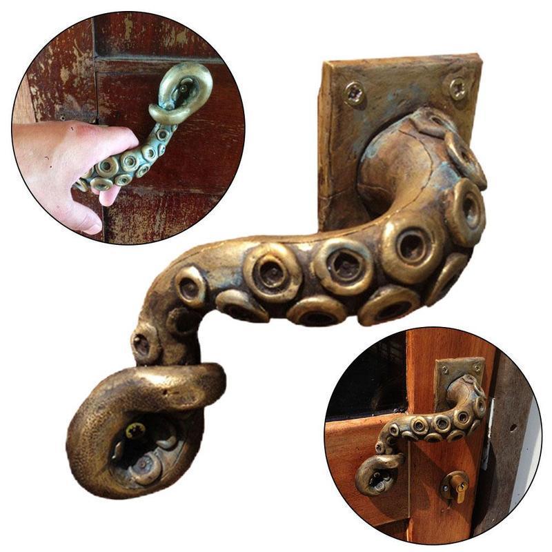 Furniture Hardware Supply - Bouton de porte pieuvre vintage, style