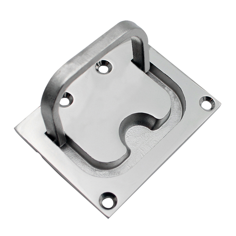 Furniture Hardware Supply - Poignée carrée encastrée 76x55mm pour trappe