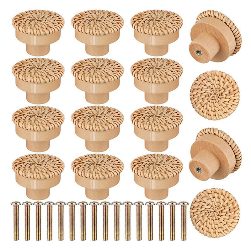 Poignées en bois ABLQ en hêtre - Furniture Hardware Paint avis et prix