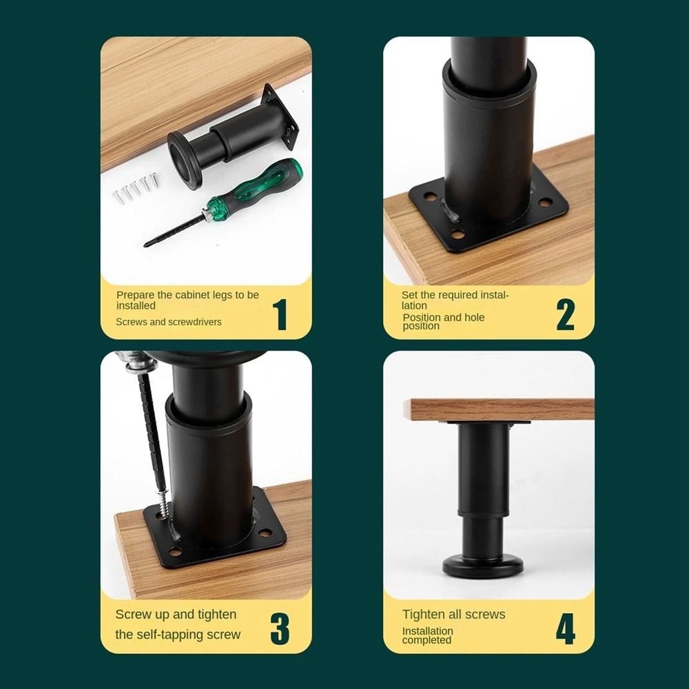Pieds métalliques de remplacem - Furniture Hardware For Legs avis et prix
