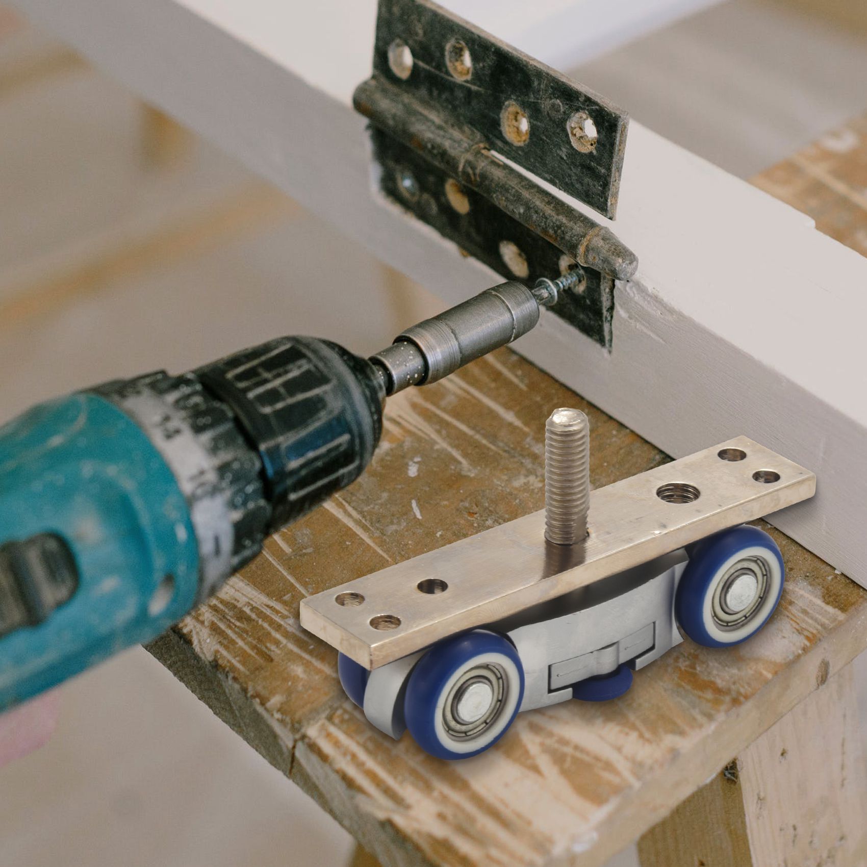 Roulettes légères pour portes  - Furniture Hardware Paint avis et prix