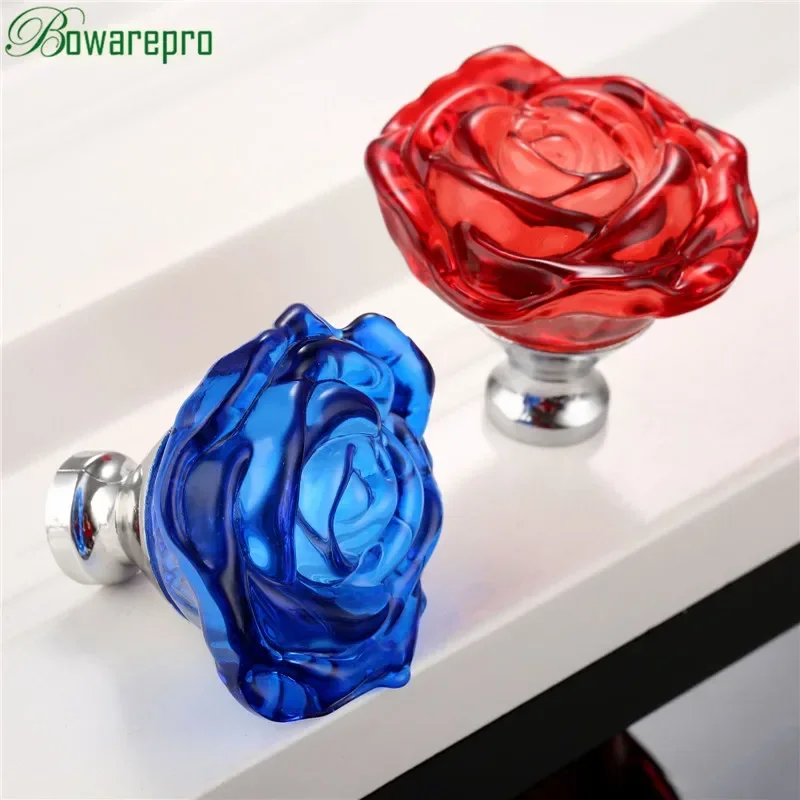 Bowarepro 50MM cristal Rose ve - Furniture Hardware Knobs avis et prix