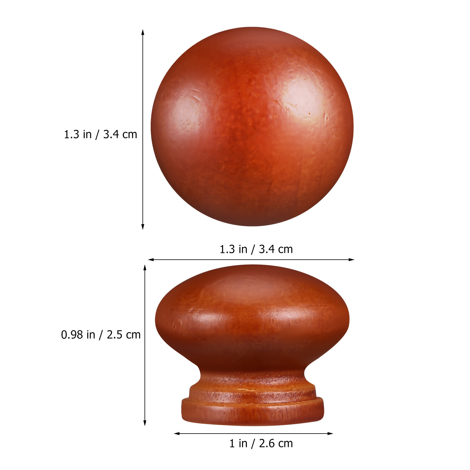 20 boutons de tiroir en bois,  - Cabinet Knob Round avis et prix